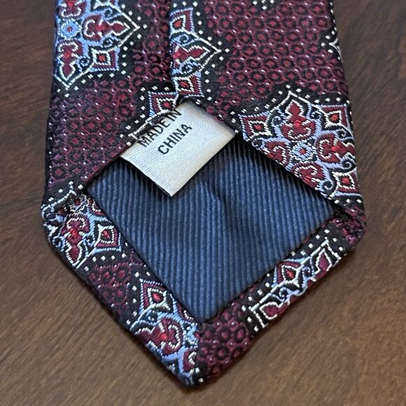 Joseph Abboud 100% Silk Men’s Neck Tie Made In China - Picture 7 of 9